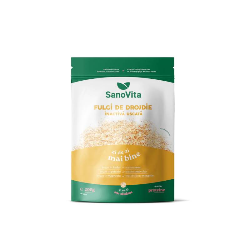 SANO VITA FULGI DROJDIE USCATA, INACTIVA, 200 g