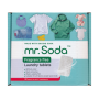 Tablete ecologice pentru masina de spalat rufe cu bicarbonat de sodiu, 30 bucati x 25g, Mr.Soda
