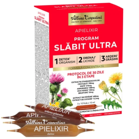 ApiElixir Program Slabit Ultra, 3 x 10 fiole a 10 ml, Apicola Pastoral Georgescu