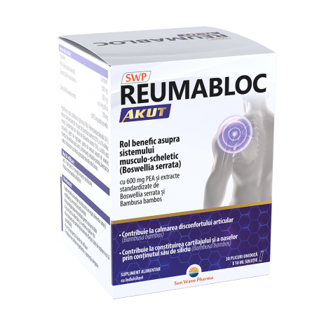 REUMABLOC AKUT SOLUTIE, 30 plicuri x 10 ml, SUNWAVE PHARMA