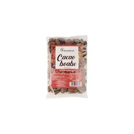 Boabe intregi de cacao, 150 g, Econatur