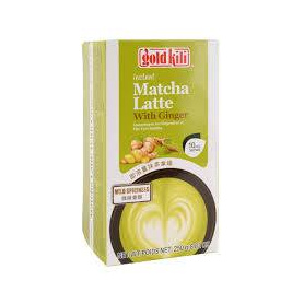 Bautura instant Matcha Latte cu Ghimbir, 10 plicuri x 25 g, Econatur