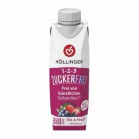 Ceai cu fructe de padure, fara zahar, eco-bio, 300 ml, Hollinger