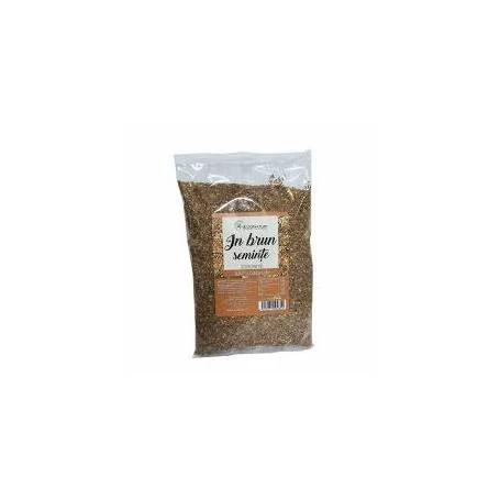 Seminte de in brun zdrobite, 500 g, EcoNatur
