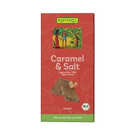 Ciocolata cu  ovaz si caramel sarat, eco-bio, 100 g, Rapunzel