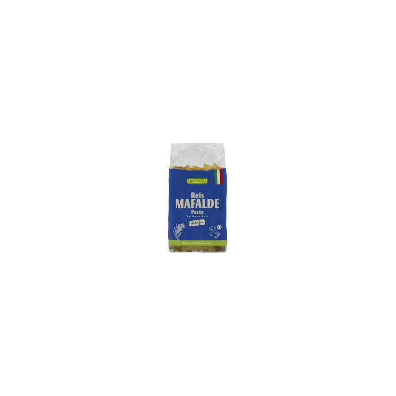 Paste mafalde din orez integral, fara gluten, eco-bio, 250 g, Rapunzel