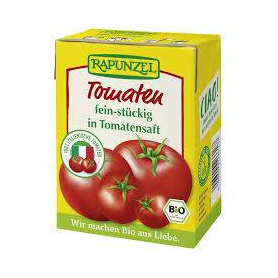 Sos de tomate cu bucati fine de rosii, 390 g, Rapunzel