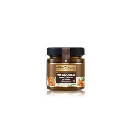 Miere cu polen si catina, Energo Vital, 270 g, Albina Carpatina