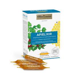 Apielixir memorie si concentrare, 10 fiole x 10 ml, Apicola Pastoral Georgescu