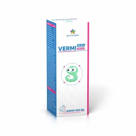 VERMIBLEU KIDS - sirop paraziti intestinali, 200 ml, BLEU PHARMA