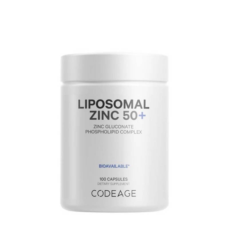 Zinc Lipozomal 50+, 100 capsule, Codeage - GNC