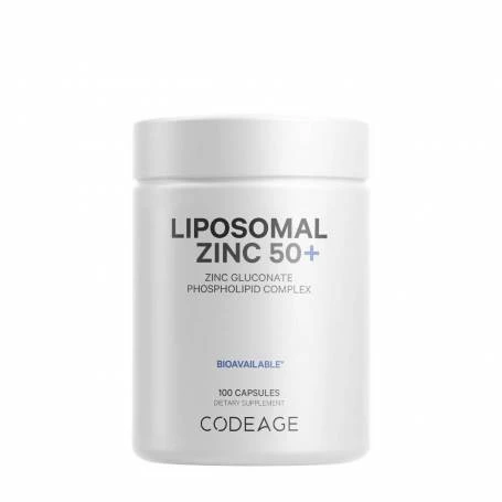 Zinc Lipozomal 50+, 100 capsule, Codeage - GNC