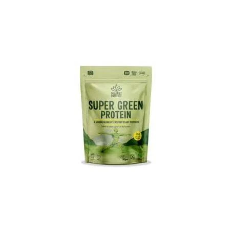 Pulbere proteica si detox, Super Verde, 71.1 % proteina, eco-bio, 250 g, Iswari