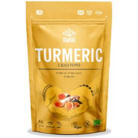 Pulbere functionala din turmeric si piper negru, eco-bio, 150 g, Iswari