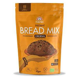 Mix instant pentru paine, fara gluten eco-bio, 300 g, Iswari