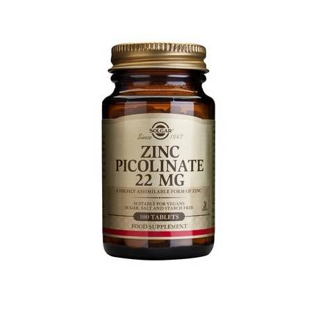 Zinc picolinat 22mg 100tb - SOLGAR