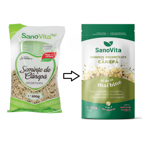 Seminte Canepa 200 g Sano Vita