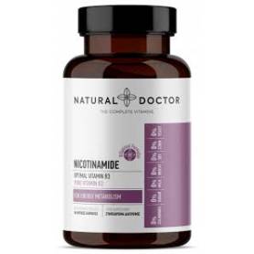 NICOTINAMIDE, sustine functionarea normala a organismului, 90 bucati, Natural Doctor