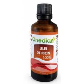 Ulei de ricin 100 %, 50 ml, Onedia