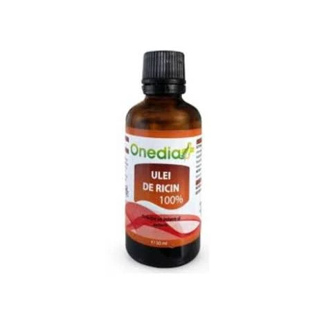 Ulei de ricin 100 %, 50 ml, Onedia