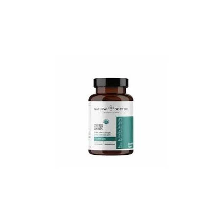 FREE AMINOS 20, Aminoacizi vegani, 120 capsule, Natural Doctor