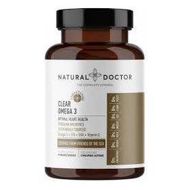 CLEAR OMEGA 3, sustine sanatatea inimii, 90 tablete, Natural Doctor
