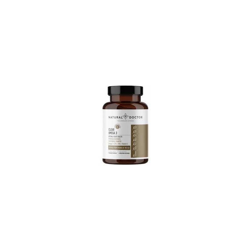 CLEAR OMEGA 3, sustine sanatatea inimii, 90 tablete, Natural Doctor