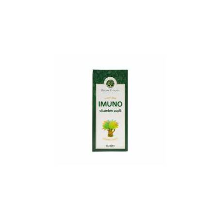 Sirop Imuno Vitamine, Imunitate si Energie pentru Copii, 200 ml, Herbal Therapy Laboratories