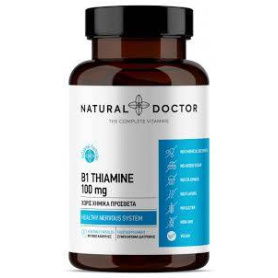 B1 TIAMINA, sustine functionarea normala a proceselor metabolice, 100 mg, 90 tablete, Natural Doctor