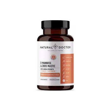 D-MANNOSE CHIOS MASTIHA, sustine sanatatea tractului urinar, 90 capsule, Natural Doctor