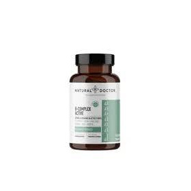B-COMPLEX ACTIVE, contribuie la reducerea oboselii, 60 capsule, Natural Doctor