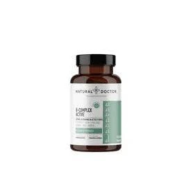 B-COMPLEX ACTIVE, contribuie la reducerea oboselii, 60 capsule, Natural Doctor
