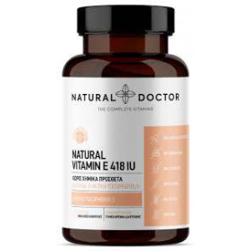 VITAMINA E, naturala si mix de tocoferoli naturali cu biodisponibilitate ridicata, 60 capsule, Natural Doctor