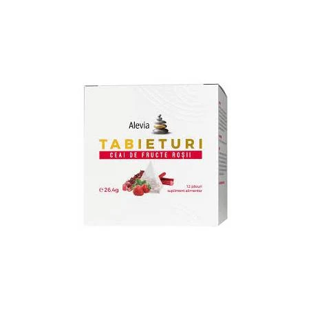 Tabieturi, Ceai de fructe rosii, 12 plicuri, Alevia