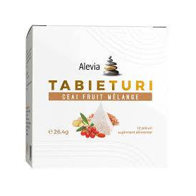 Ceai Fruit Melange, Tabieturi, 12 plicuri, Alevia