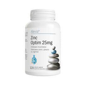 Zinc Optim, 25 mg, 120 capsule, Alevia
