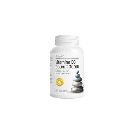 Vitamina D3 Optim, 2000 UI, 30 capsule, Alevia