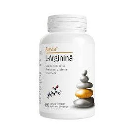 L-Arginina, 60 capsule vegetale, Alevia