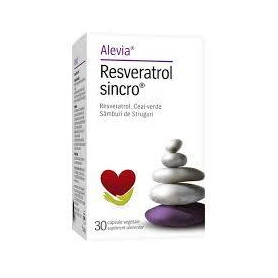 Resveratrol Sincro, 30 capsule, Alevia