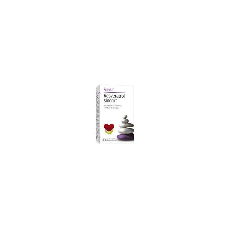 Resveratrol Sincro, 30 capsule, Alevia