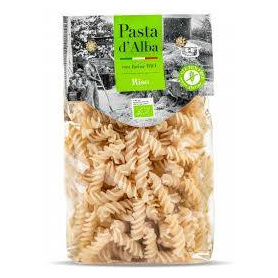 Paste fusilli din orez integral, fara gluten, eco-bio, 250 g, Pasta d'Alba