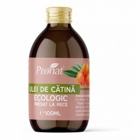 Ulei de catina presat la rece, eco-bio, 100 ml, Pronat