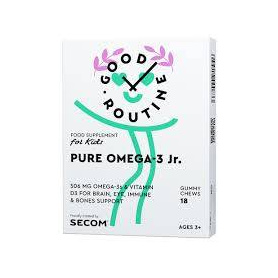Pure Omega-3 Jr, 18 jeleuri, Good Routine - Secom