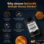Himalayan Shilajit Honey Sticks, Pliculete de Shilajit din Himalaya si Miere Cu 75% Acid Fulvic, 30 bucati, Better Alt - GNC