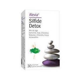 Silfide Detox, sustine detoxifierea organismului, 30 comprimate, Alevia