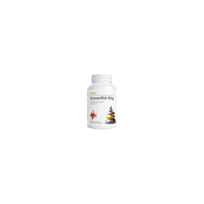 Astaxanthin, antioxidant natural, 6 mg, 30 capsule vegetale, Alevia