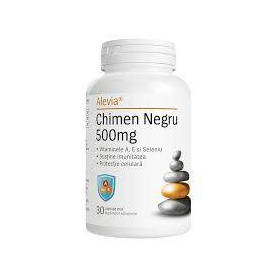Chimen negru, intareste sistemul imunitar, 500 mg, 30 capsule moi, Alevia