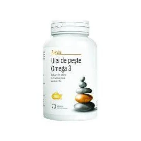 Ulei de peste Omega 3, 70 comprimate, Alevia