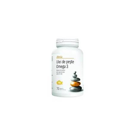 Ulei de peste Omega 3, 70 comprimate, Alevia