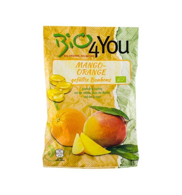 Dropsuri cu mango si portocale - eco-bio 75g - bio4you